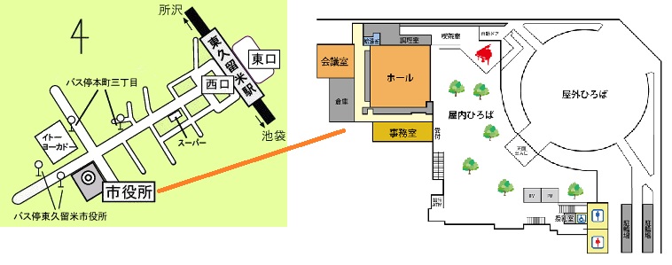 落合川WS2024_東久留米市役所_地図